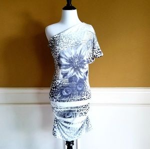 ESPRESSO One Shoulder Dress